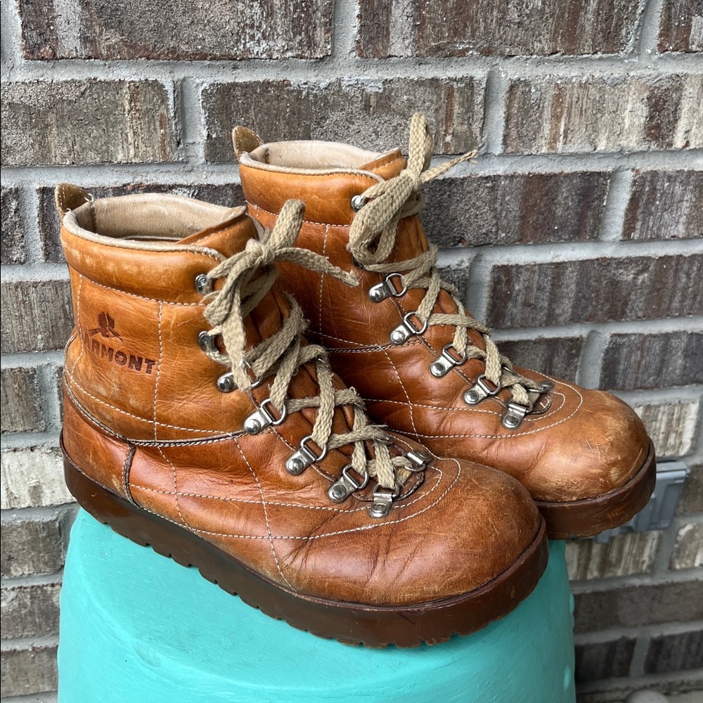 Garmont Vintage Leather Italian Hiking Boots  mens 8 women’s 9